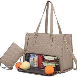 Handcuffs Women’s Lunch Tote Bag with Laptop Compartment | 2-in-1 Office Tiffin Bag for Women | Fits 15.6 Inch Laptop | Waterproof, Insulated, Stylish Handbag for Work, Travel, Picnic-image-39