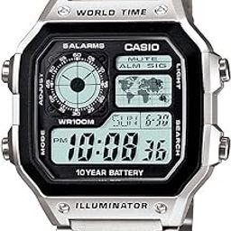 Youth Series Digital Black Dial Men's Watch - AE-1200WHD-1AVDF(D099)-33