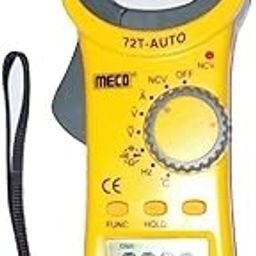 MECO 72T Auto 3¾ Digit / 4000 Count 400 A Ac Auto Ranging Digital Clamp Meter (Yellow)-image-94