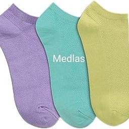 Premium Ankle Length Floral Printed Multicolored Cotton Socks For Women/Girls | Free Size | Color & Design As Per Availability-picture-2