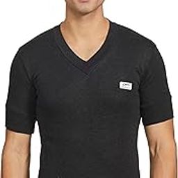 Men's Thermal Top (8903978492063_Volcano V-N H-S -80_Black)-picture-15