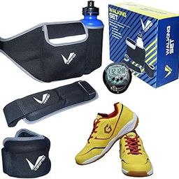 Gowin Badminton Shoe Smash Yellow Size-6 with Verified Walking Set-image-82