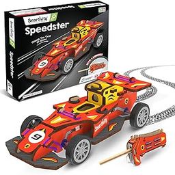 Smartivity DIY Speed CAR Toy for Kids Ages 6-12 | F1- Racing Car with Launcher | Fun Birthday Gift for Boys and Girls | STEM Learning Car Toys for 6,7,8,9,10,11,12 Years-11