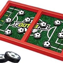 PARIBEE String Game Football | Table Board Game | Fastest Fingers First Fast Sling Puck Board Game for Kids & Adults | Tabletop Slingshot Games Toys for Boys & Girls-28