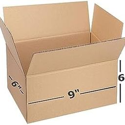 SecureShip 9 x 6 x 6 Corrugated Cardboard 3 Ply Box For Packing, Moving, Shipping, Gifting, Multi Propose Use (Pack of 50)-image-83