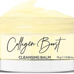 RENEE Collagen Boost Cleansing Balm, Helps Dissolves Makeup, Dirt & Impurities Efficiently Wipe, Hydrates & Soothes, Evens Out Skin Tone, Gentle Remover, Easy to Use, Enriched With Vitamin E, 15 Gm-92