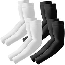 BoldHeart Cooling 4 Pairs Arm Sleeves for Men – UV Sun Protection Sleeves with UPF 50+ for Summer Outdoor Activities, Tattoo Cover, Sports, and Work-image-25