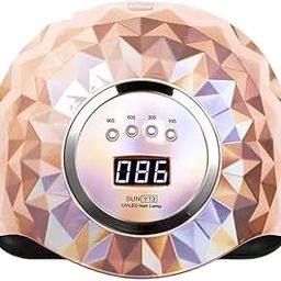 KIRA UV LED Nail lamp, 248W Faster Led Nail Dryer for Gel Nails Polish Curing Gel UV Led Lamp with 60 Lamp Beads, 4 Timers, Auto Sensor, Home/Salon Nail UV Light Tools for Fingernail & Toenail (Pink)-33