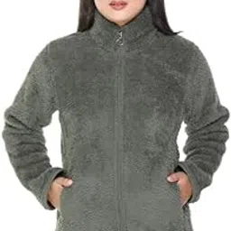 plush Women's Fur Hooded Neck Sweatshirt-picture-32