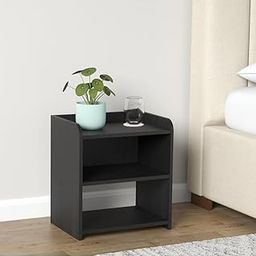 Modern Design Wooden Bedside Cabinet Suitable for Home or Hotel Bedside Furniture WENGE-Colored Lacquered Bedside Table-image-71