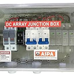 ASPA Solar DCDB 2 in 2 out 500V 20A MCB 600V SPD AJB DC Array Juntion Distribution Box ECO-2