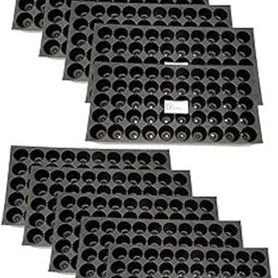 BIO BLOOMS AGRO INDIA PRIVATE LIMITED Bio Blooms Agro India Pvt. Ltd. Plastic Seed Germination Tray | 98 Cavity | Black | 10 Pieces |-picture-13