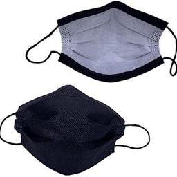 Prime (100 Pcs) Black & White 3 Layer Surgical Mask With Nose Clip-11