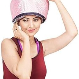 FOXCART Hair Care Thermal Head Spa Cap Treatment with Beauty Steamer Nourishing Heating Cap, Spa Cap for HairSimply wash Hair, Spa Cap Steamer for Women (Pink)-image-29