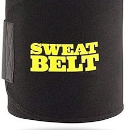 BUDDHAM World Sweat Slim Belt for Men and Women Free Size Waist Trainer | Fat Burning Sauna Belt for Weight Loss, Healthy Sweating & Lower Back Support | Unisex Fitness Accessory Black-image-93