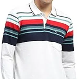 monte carlo Mens Striped Collar Neck Full Sleeve T-Shirt (224066018)-picture-24