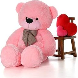 Niku Skin Friendly Ultra Soft 3 Feet Teddy Bear for Kids, Lovable Huggable Cute Soft Giant Teddy Bear for Girlfriends/Wife/Kids/Husband - (Pink, 85 cm)-15