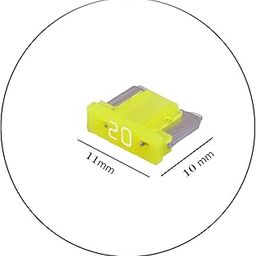 Protectron Electro Low Profile Mini Blade Fuse -20 Ampere, Pack of 5-image-74