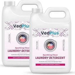 VedPlus Laundry Liquid Detergent 5L – Sparkling Clean | Gentle On Fabrics | Deep Stain Removal | Long-Lasting Formula With Fresh Fragrance | 100% Effective For All Fabrics (Pack Of 2)-image-17