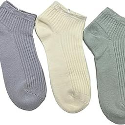 Women's Ankle Socks with Rhinestone Design, Cotton, Black White Grey Pink Blue-8