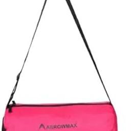 Gym Bag Travel Bag for Men Women Boys Girls Sports Duffle Swimming Bag (Pink)-image-30