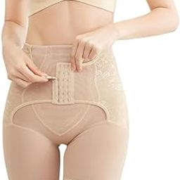 High Waist Shapewear Panty, Tummy Control Body Shaper, Postpartum Recovery Support, Beige Pack of 1-image-84
