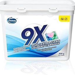 Perfecto Cleaner 9X 3-in-1 Extra Clean Laundry Capsules - 30 Pods | 300g | Deep Cleaning, Color Protection & Long Lasting Fragrance | Suitable for Front & Top Load Washing Machines-28
