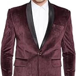 wintage Men's Premium Velvet Notch Lapel Tuxedo Coat Blazer Jacket-picture-11