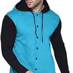 Men's Slim Fit T-Shirt (681_Series_Sea Green & Black_Medium)-image-2
