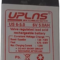 Crystal Zone 6Volt Dc 4.5Ah Battery for Toys, Solar, Emergency Lights, Security Device Etc, Sealed Lead - Acid Battery,Multicolor (2)-18