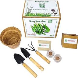 Profound Seed Starter Grow Kit of Hot Chilli || DIY Easy Grow it Yourself Gardening Kit for Home and Garden || A Complete Beginner Gardeners Gardening Set-image-96