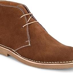 Harrytech London Men's Lace up Casual Italian Real Suede REAL LEATHER Ankle Chukka Boot for Men-image-2