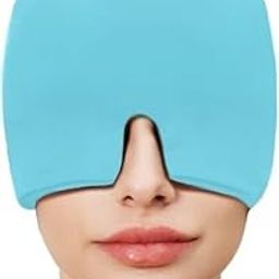 Blase enterprise Migraine Relief Cap for Migraines, Headaches, Sinuses, Tension Relief Headache Relief Cap Hot and Cold Therapy Relaxing Thermax Migraine Cap, Migrane Relaxing Cap - Multicolor-23