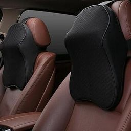 zefrex Memory Foam Car Neck Pillow, Ergonomic Neck Support Pillow for Driver Foam Head Rest, Neck Protector Comfortable Head Rest seat Pillow for Relieve Neck Pain (Pack of 1)-image-97