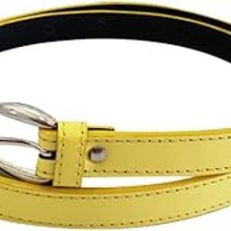 Yellow Glossy Looks Casual Belts for Girls and Women - Fit Up to 34 Waist Size-image-53