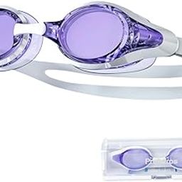 PROBEROS® Swimming Goggles for Men & Women, Anti-Fog UV Protection Leakproof with Adjustable Strap - Polarized Swim Goggles Includes Free Protective Case (Purple)-image-11
