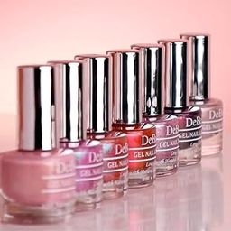 DeBelle Metallic Finish Nail Polish Combo Set of 7 Mermaid Collection | Long Lasting 21 Free Formula (8ml Each)-picture-41