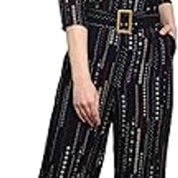 TURRITOPSIS Women Rayon Foil Printed Jumpsuit (Large, Navy Blue)-picture-21