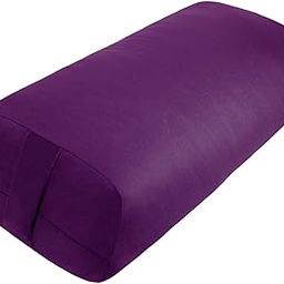 LOOM TREE® Yoga Bolster Pillow Removable Cover Yoga Pillow for Support Restorative Yoga Rectangle Violet | Fitness, Running & Yoga | Yoga & Pilates | Yoga Props-image-69