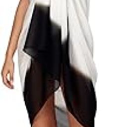 White Shaded Georgette Sheer Sexy Beach Sarong Body wrap | Beach Cover up | Bikini Cover up-image-18