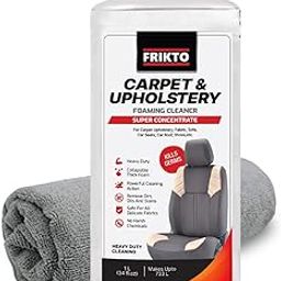 Frikto Carpet & Upholstery Super Concentrate Foaming Cleaner (1L) - for Carpet, Upholstery, Fabric, Car Interiors, Seat, Door Panel, Headliner Roof, Dashboard, Mat, Leather, Plastic & Laminate-image-35