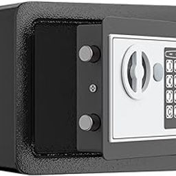 THE STYLE SUTRA® Portable Securitycase Lock Box Safe for Wallet Passports Important Documents Black-image-97
