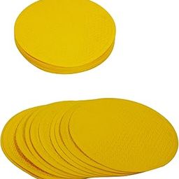 GISCO Spot Markers 9 Inch Non Slip Rubber Agility Markers Flat Field Cones Floor Dots for Soccer Basketball Sports Speed Agility Training and Drills | Pack of 10 (Yellow)-image-15