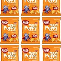 Slurrp Farm Mighty Jowar Puffs, Cheddar Cheese | Not Fried, No Maida | Healthy Snacks for Kids, School Tiffin and Travel-Friendly | 9 x 20g packs-image-21