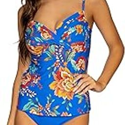 sunsets Women's Standard Crossroads Tankini Swimsuit Top with Underwire-picture-2