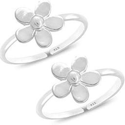 Sterling Silver Toe Rings For Women | Toe Rings Silver Pure | 925 Sterling Silver Toe Ring | Toe Rings For Women Silver Pure | Bichiya For Women Stylish | Bichiya Set For Women Chandi | 3.3 Grams | Pair Of 1-image-41