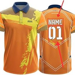Custom Sports Jersey Cricket t-Shirt with Logo Cricket Clothes Jersey | 2 Year to 5XL-image-81
