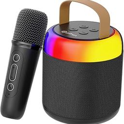pTron Newly Launched Fusion Bliss 16W Bluetooth Speaker with Wireless Karaoke Mic, 6Hrs Playtime, Vibrant RGB Lights, Voice Effects, Multi-Play Modes BT5.3/TF Card & Type-C Charging Port (Black)-17
