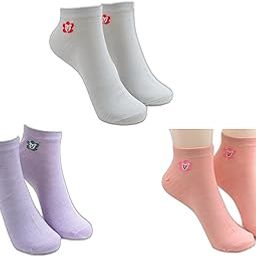 Teddy Bear Ankle Socks for Women Made With Premium Cotton, Stylish Striped Design with Extra Softness, Anti Odour & Anti Bacterial Multicolor Free Size-image-85
