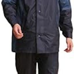 Evershine Men's Reversible Rainsuit Long Jacket With Hood Waterproof Pant And Carrying Pouch (NR 730-P)-43